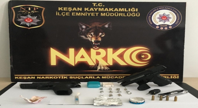 Edirne’de 2 uyuşturucu şüphelisi yakalandı