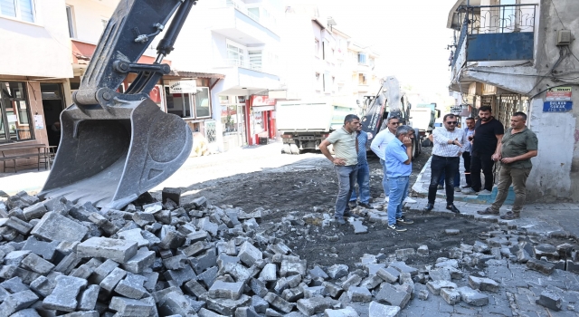 Tekirdağ’da yol yapım çalışmaları devam ediyor