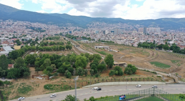 Gökdere Millet Bahçesi inşaatında çalışmalar sürüyor
