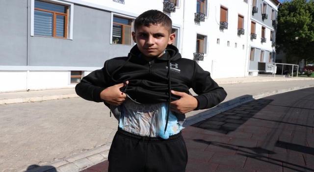 Kırkpınar pehlivanlarından fazla kiloya ”poşetli antrenman” çözümü
