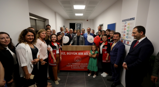 Bakan Yanık, Tekirdağ’da Sosyal Hizmet Merkezinin açılışını yaptı