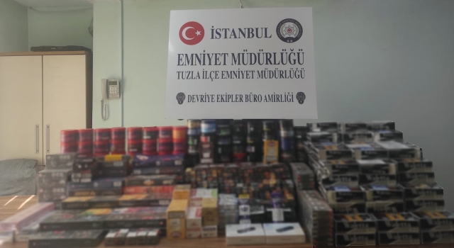 Tuzla’da iş yerinden sigara ve tütün çalan 3 şüpheli yakalandı