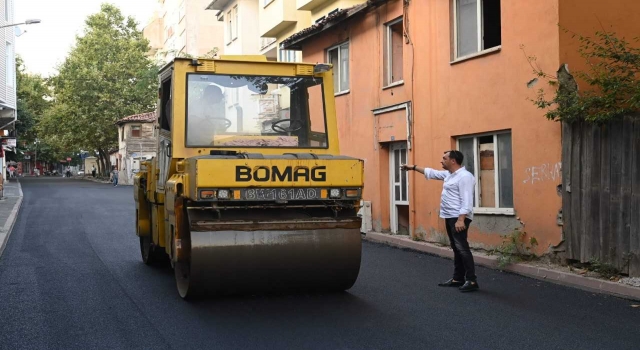 Tekirdağ’da Peştamalcı Caddesi yeni görünüme kavuşturuldu