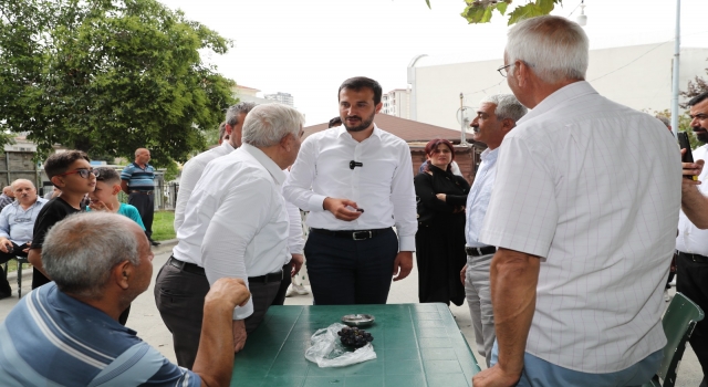 Bağcılar Belediye Başkanı Özdemir, ”Yüz Yüze 100 Gün” programı için Esenyurt’ta