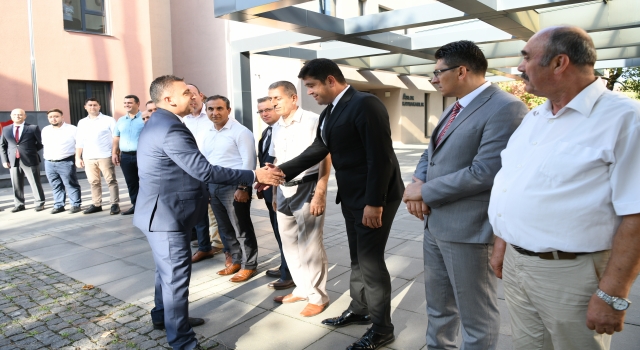 Lapseki Kaymakamı Emre Öztürk göreve başladı