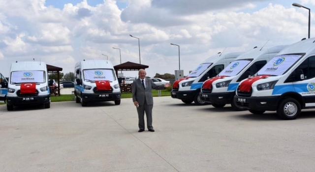 Tekirdağ Büyükşehir Belediyesi araç filosunu genişletti