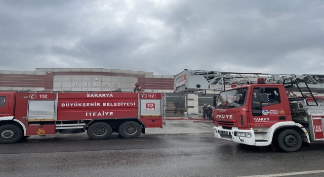 Sakarya’da kereste fabrikasında çıkan yangın söndürüldü