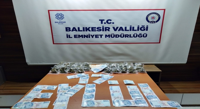 Balıkesir’de firari hükümlü 1 kilo 100 gram uyuşturucuyla yakalandı