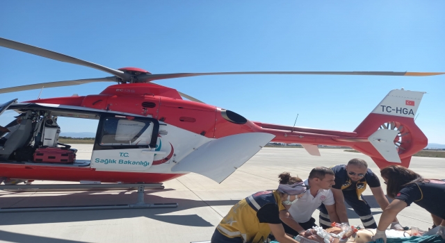 Balıkesir’den İstanbul’a helikopter ambulansla hasta sevki