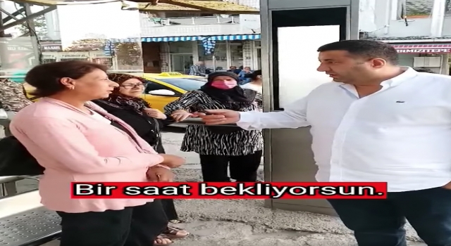 AK Parti Belediye Meclisi Grup Başkan Vekili Dinç, kent sakinlerinin ulaşım sorununu dinledi: