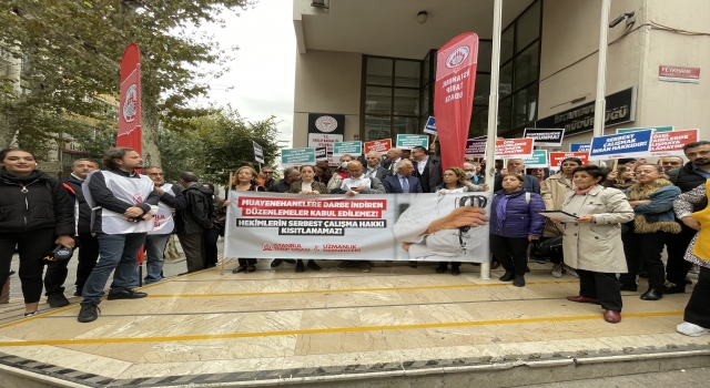 İstanbul Tabip Odası, Özel Hastaneler Yönetmeliğine ilişkin basın açıklaması yaptı 