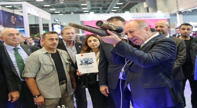 Memleket Partisi Genel Başkanı İnce’den SAHA EXPO’ya ziyaret: