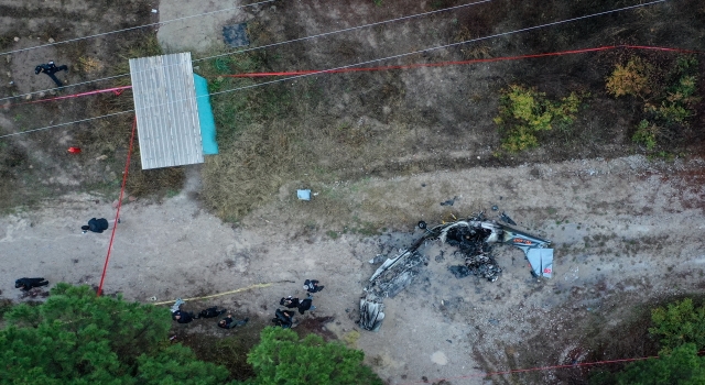 GÜNCELLEME 3 Bursa’da araziye düşen eğitim uçağındaki 2 kişi hayatını kaybetti