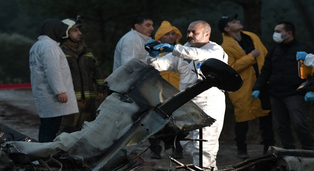 GÜNCELLEME 4 Bursa’da araziye düşen eğitim uçağındaki 2 kişi hayatını kaybetti