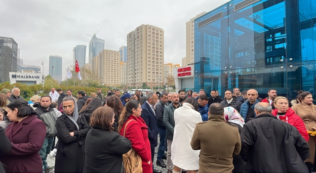 Ataşehir Belediyesi çalışanlarından iş bırakma eylemi