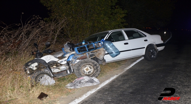 Tekirdağ'da trafik kazasında 1 kişi yaralandı