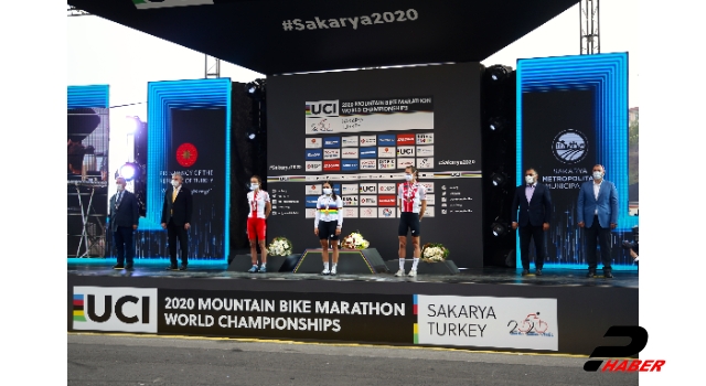 2020 Dünya Dağ Bisikleti Maraton Şampiyonası’nın ödül töreni yapıldı
