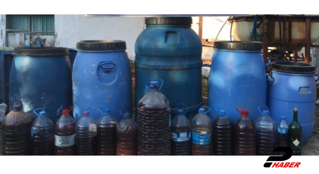Kırklareli’nde 760 litre sahte içki ele geçirildi