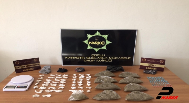 Tekirdağ’da bir evde uyuşturucu ele geçirildi
