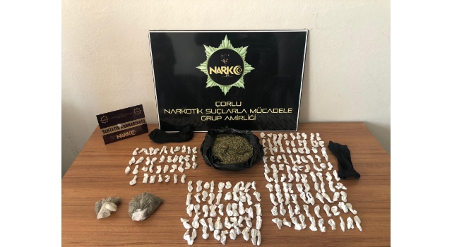 Çorlu’da uyuşturucu operasyonunda 1 kişi yakalandı