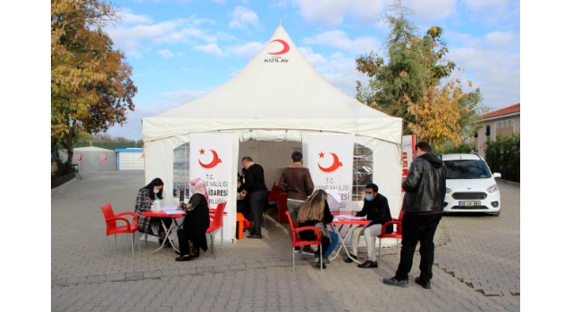 Edirne’de Türk Kızılaya kan bağışı seferberliği büyük ilgi gördü