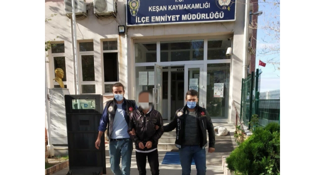 Edirne’de uyuşturucu operasyonunda yakalanan zanlı tutuklandı