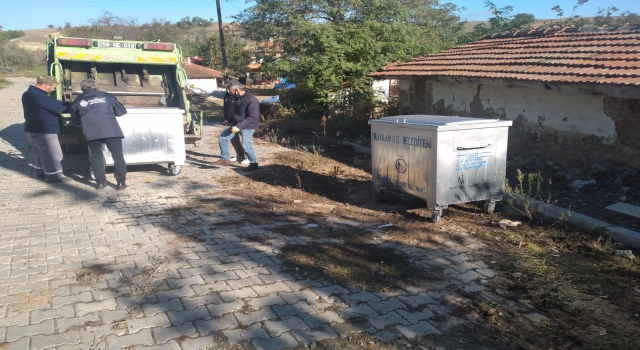 Hayrabolu’da çöp konteynerleri yenileniyor