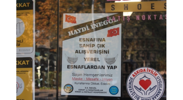 İnegöl’de yerel işletmelerin desteklenmesi için kampanya başlatıldı
