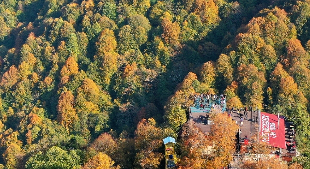 Kartepe güz renkleriyle büyülüyor
