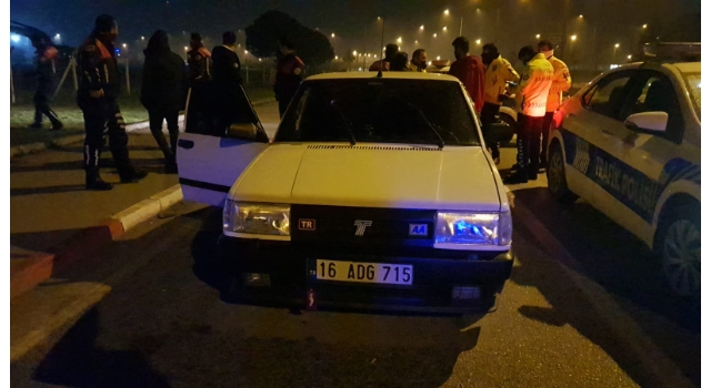 Bursa’da polisten kaçmaya çalışan sürücü kovalamacanın sonunda yakalandı