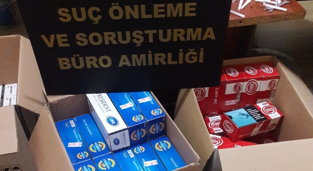 Bursa’da 13 bin dal kaçak sigara ele geçirildi