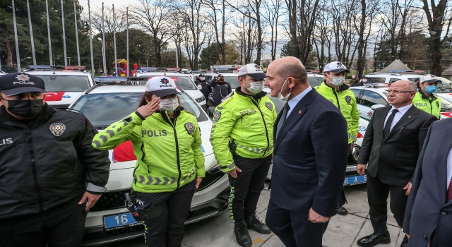 İçişleri Bakanı Soylu, Bursa’da araç teslim törenine katıldı