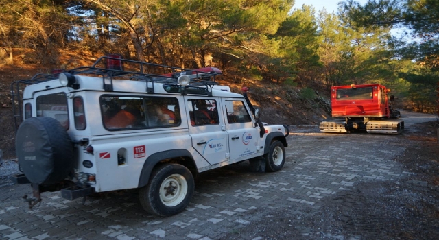 Kazdağları’nda mahsur kalan askerlere ve belediye personeline ulaşma çalışmaları sürüyor