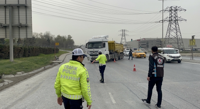 İstanbul’da hafriyat kamyonları denetlendi