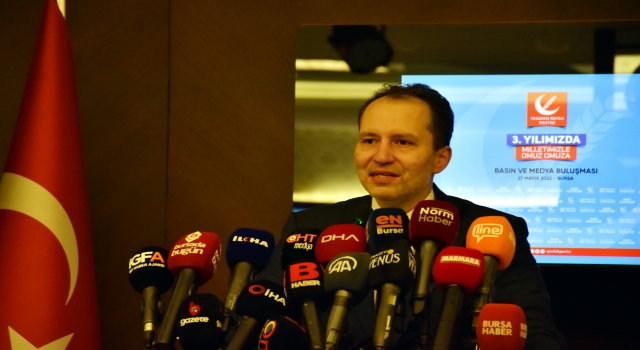 Yeniden Refah Partisi Genel Başkanı Erbakan, Bursa’da konuştu: