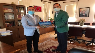 AA Bursa Bölge Müdürü Aksoy, Mudanya Kaymakamı Sözer’i ziyaret etti