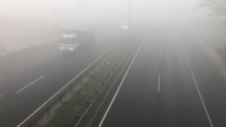 Tekirdağ’da sis ve pus nedeniyle trafik akışı olumsuz etkilendi 