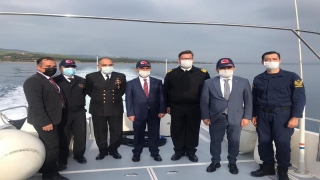 Vali Aktaş’tan, Çanakkale sahillerine denizden inceleme