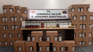 Çanakkale’de kaçak içki operasyonu 