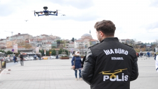 Üsküdar’da drone destekli koronavirüs denetimi