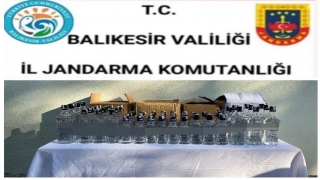Balıkesir’de sahte içki üreten ve satan 2 şüpheli yakalandı