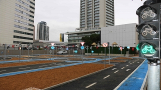 Kartallı çocuklara trafik eğitim parkı