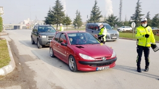 İnegöl’de yollarda Kovid19 denetimleri sürüyor