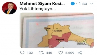 ”Kırklareli’nin” adının hatalı olarak ”Kırıkkale” yazıldığı harita paylaşımına Belediye Başkanı’ndan esprili yanıt: