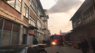 İnegöl’de mobilya atölyesinde yangın