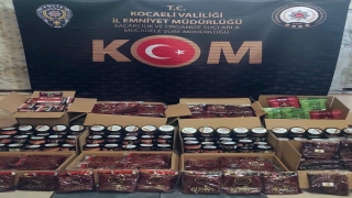 Kocaeli’de 1070 kilogram kaçak tütün ele geçirildi