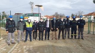 Beyendik’te ilk doğal gaz meşalesi yandı