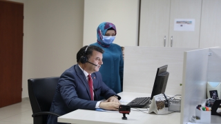 Kapaklı Belediye Başkanı Çetin, çağrı merkezinde vatandaşların taleplerini dinledi 