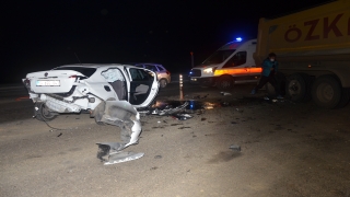 Tekirdağ’da tır ile otomobil çarpıştı: 1 ölü