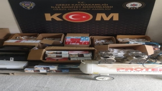 Kocaeli’de 78 bin 360 makaron ele geçirildi